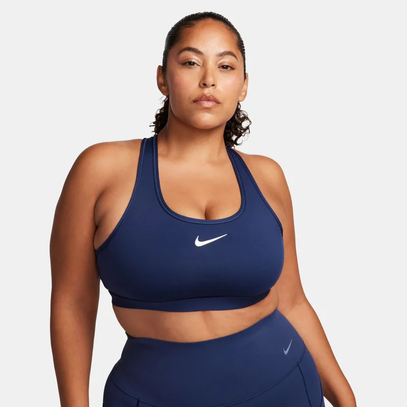 Nike Blue Women's Swoosh Medium Support Training Sports Bra for Women | Best Price UAE