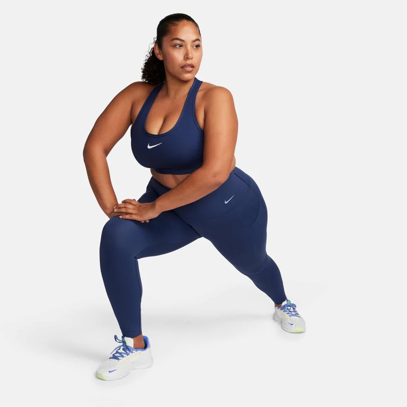 Nike Blue Women's Swoosh Medium Support Training Sports Bra for Women | Best Price UAE