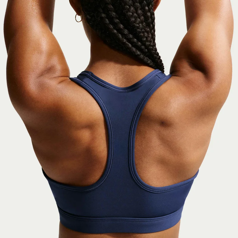 Nike Blue Women's Swoosh Medium Support Training Sports Bra for Women | Best Price UAE
