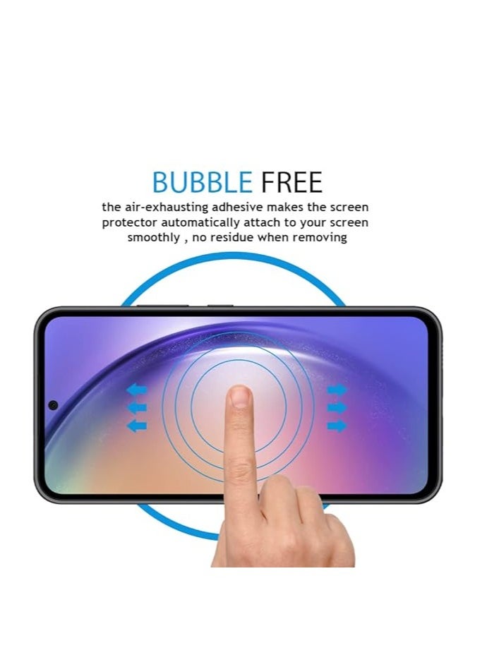YoYoTech Screen protector for Samsung Galaxy S23 FE 5G 6.4 Inch Full Coverage Tempered Glass Film  - Image 4