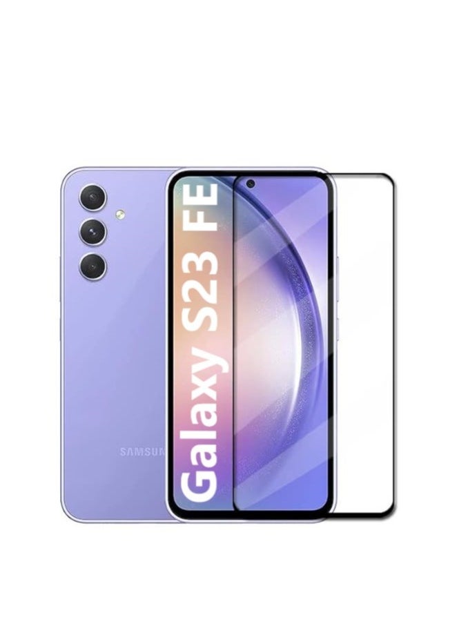 YoYoTech Screen protector for Samsung Galaxy S23 FE 5G 6.4 Inch Full Coverage Tempered Glass Film  - Image 3
