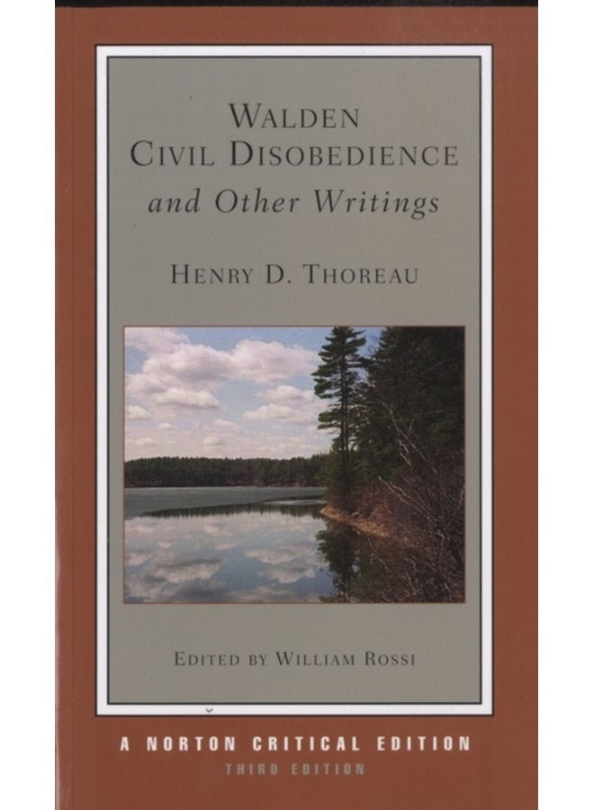 Walden Civil Disobedience and Other Writings A Norton Critical Edition 0 - Paperback