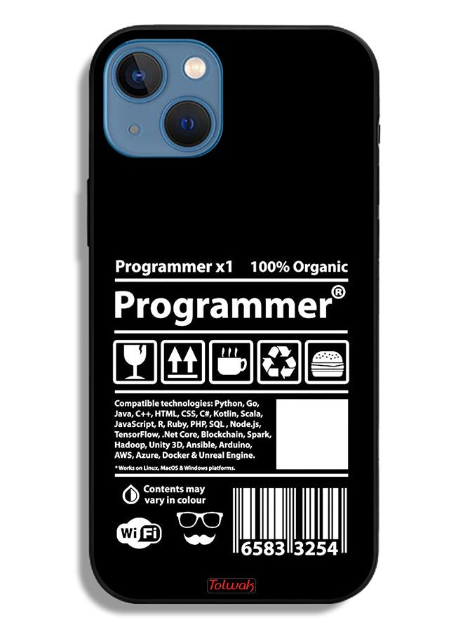 Tolwak Apple iPhone 13 Protective Case Programmer Sticker - Image 2