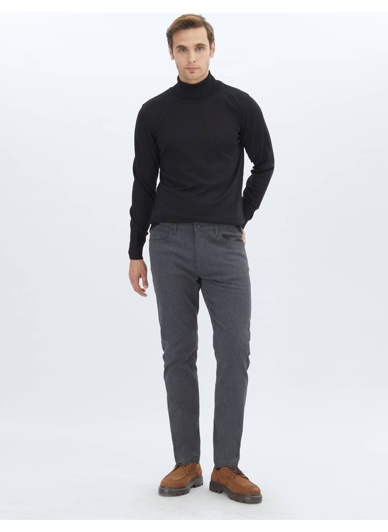 Kip - Black Full Turtleneck Wool Blend Sweater - Image 1