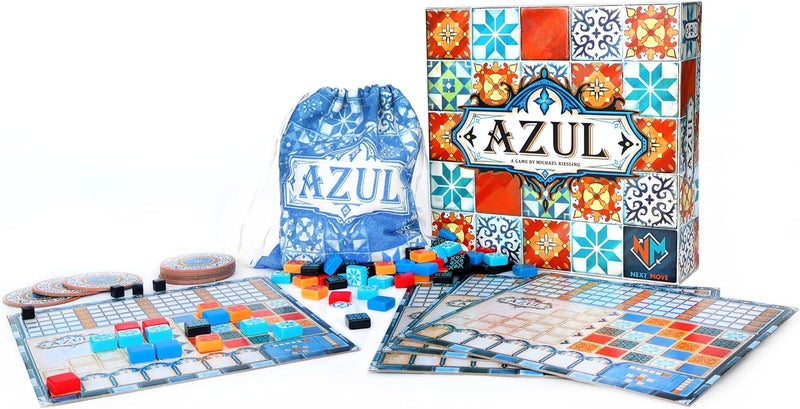 Azul Asmodee Board Game - Award-Winning Tile-Placement Strategy Game, Beautiful Mosaic Art, Family Fun for Kids & Adults, Ages 8+, 2-4 Players, 30-45 Minute Playtime - Image 3