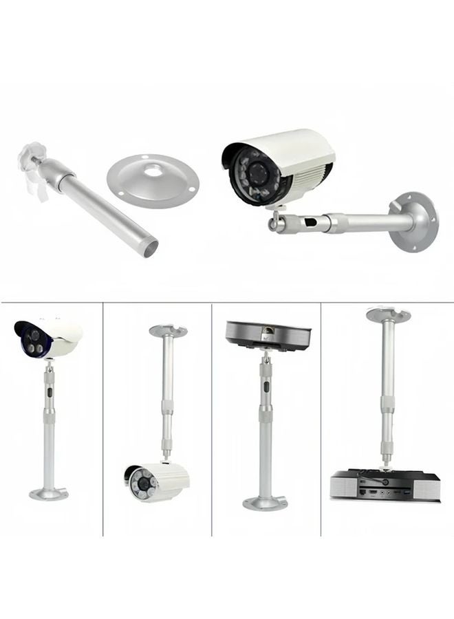 حامل سقفي فضي قابل لضبط الارتفاع لحائط بروجيكتور للبروجيكتورات LCD - Image 4