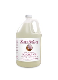 Best of Nature 100 Pure Fractionated Coconut Oil  Liquid MCT Massage  Body Oil Unscented Moisturizer for Hair Skin Face Aromatherapy Carrier for Essential Oils Half Gallon 64 fl oz