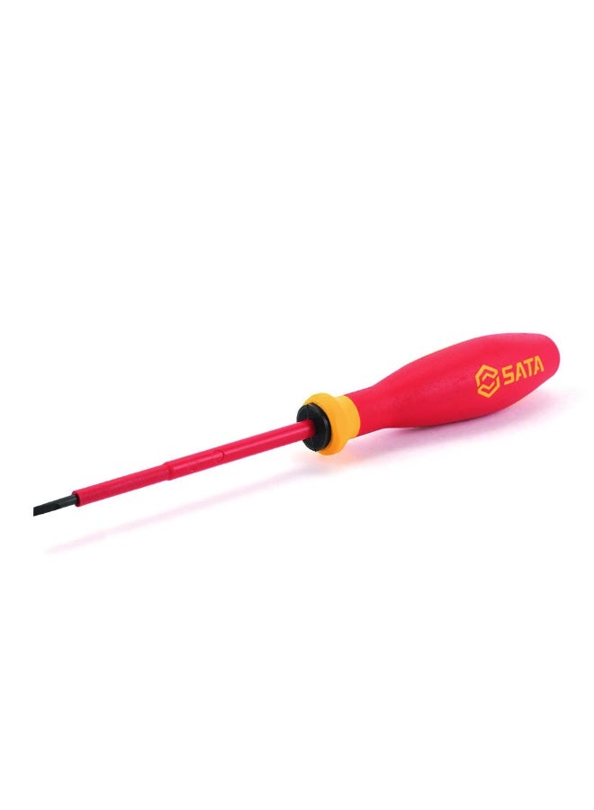 SATA ST61315SC G-Series Slotted 6,5 x 150mm VDE Insulated Screwdriver - Image 1