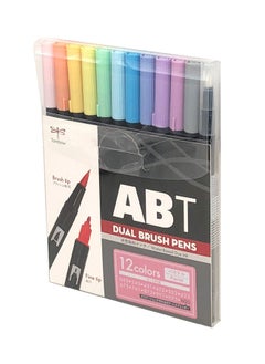 Tombow ABT Dual Brush Pen Set of 12, Pastel Colours - pzsku/Z8AE1F37EF31708BBB250Z/45/_/1725515966/3a1fbeb8-b8a4-49b6-b405-a92ae18a219a