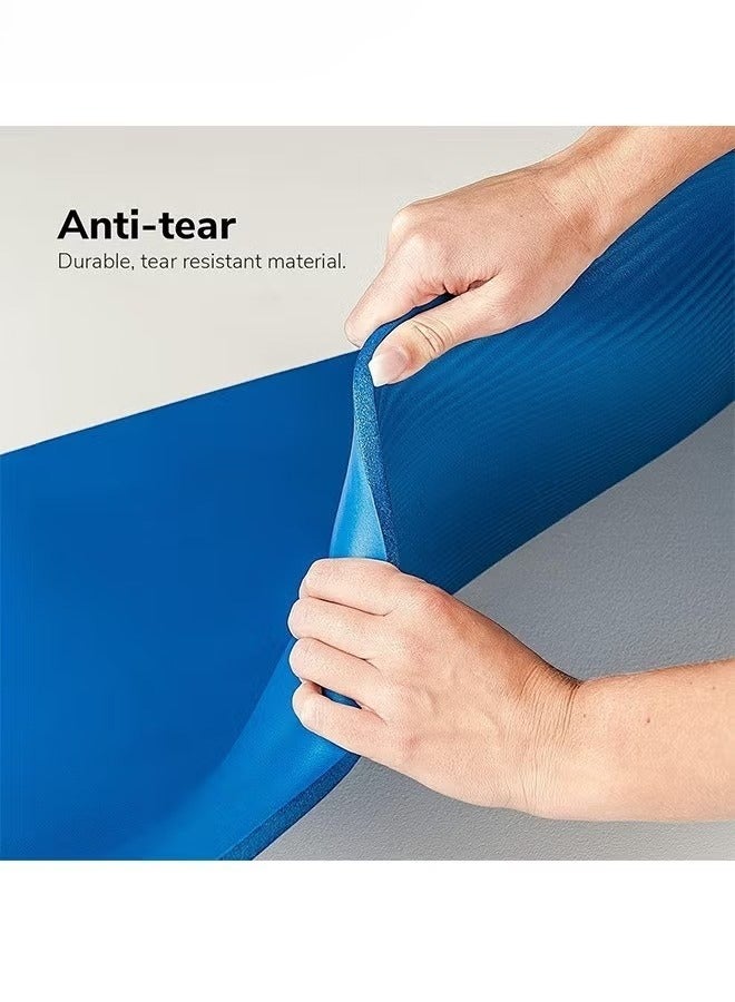 Tear-Resistant Exercise Mat With Carrying Strap - Image 2