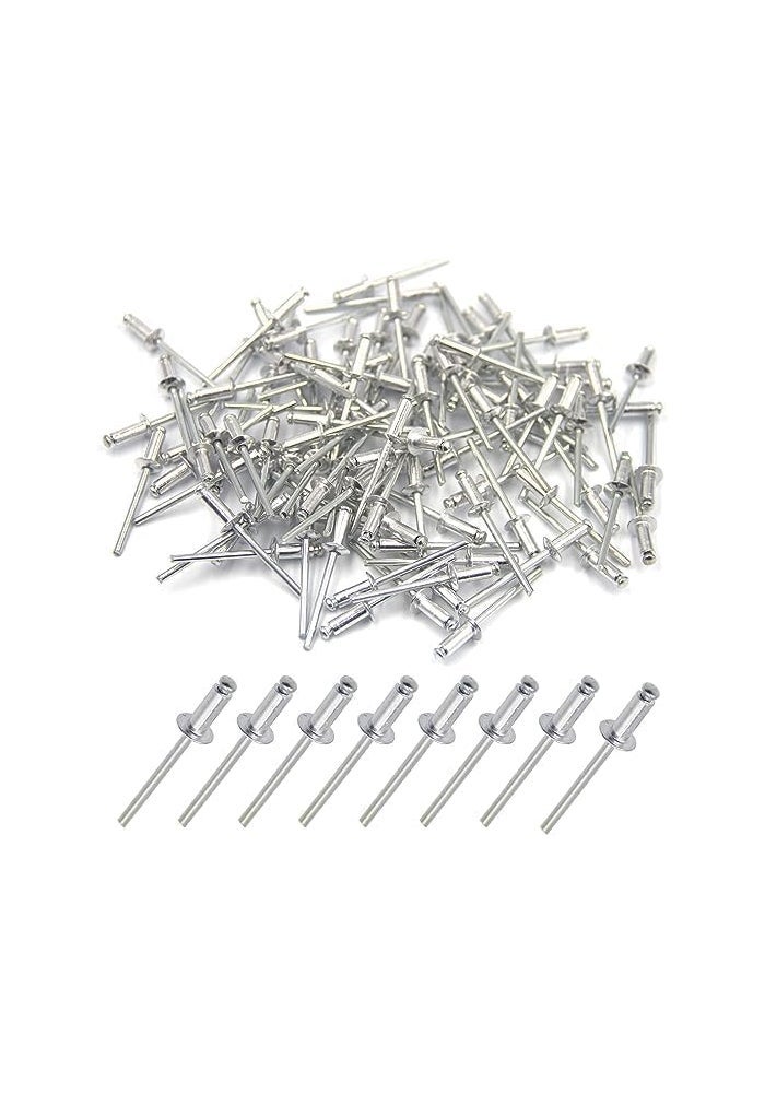 AQ AQSON AQSON 4mm x 18mm Alloy Rivets - 100 Pack Dome Head Blind Rivets for Metal and Leather Fastening - Image 4