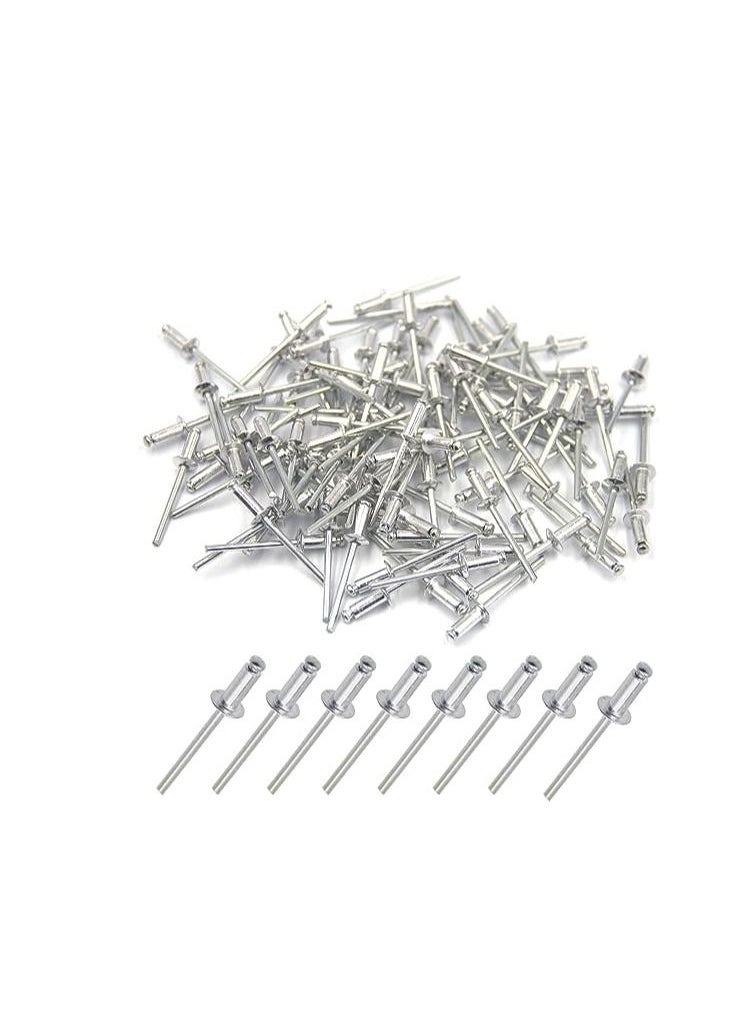 4mm x 18mm Alloy Rivets, 100 Pack – Rivets for Metal, Blind Rivet, Dome Head Rivet, Aluminium Body and Steel Mandrel Pop Rivets for Tinplate, Metal Fastening, Leather – Push Rivets - pzsku/Z8AE1FEEE7E9C26EFC806Z/45/_/1692197074/f8889750-db46-45af-a3b5-5448b1f36f28