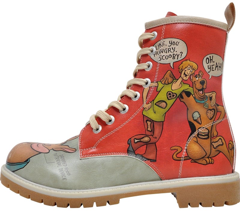 DOGO Long Boots for Women â€“ Vegan Leather and Unique Design Womens Winter Boots, Comfortable and Stylish Womens Boot, Scooby Doo, Size 10 - Image 1