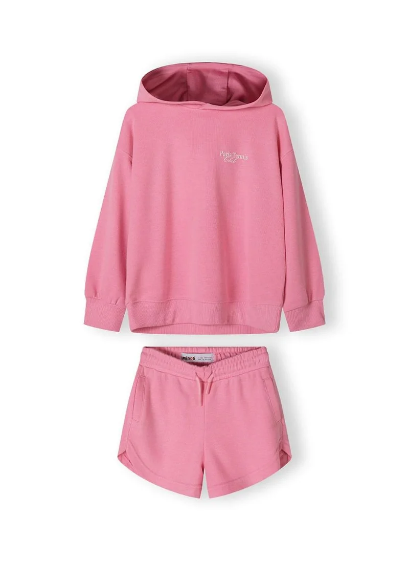 MINOTI Kids Girls Hoodie And Short Set
