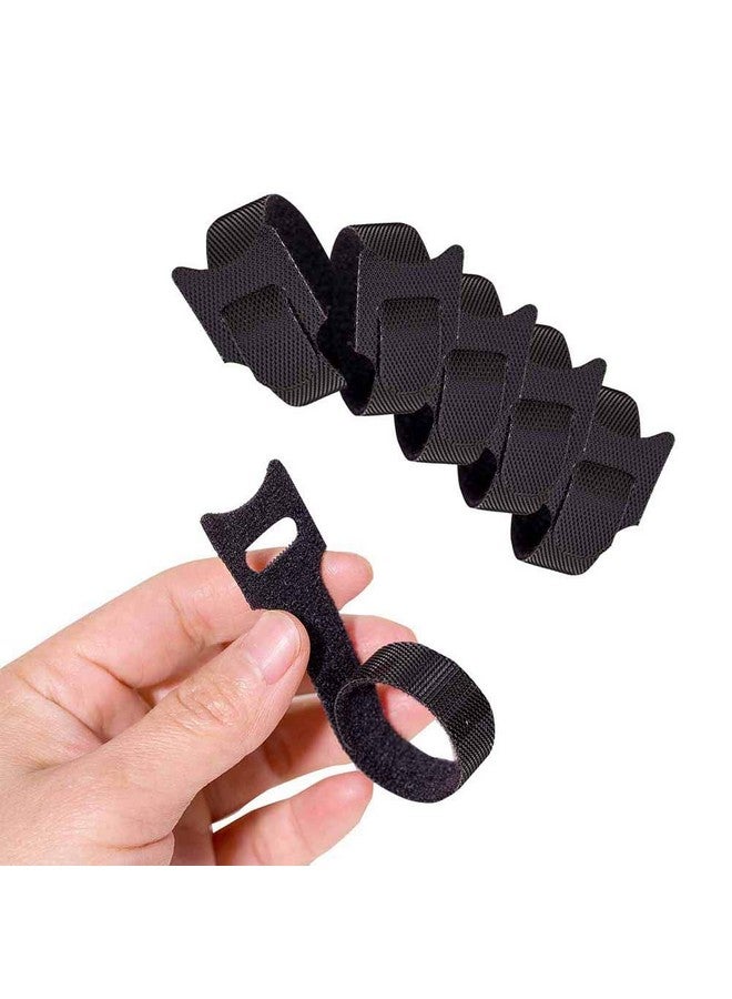 BALABALA 100 PCS 6 inch Reusable Fastening Cable Ties Cords Management Cable Organizer Cord Wrap Multi-Color - Image 4