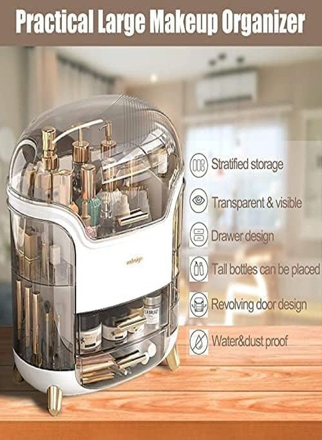 Cheet enterprise Luxury Waterproof Cosmetic Organizer Box for Women – 10 Drawer Large Capacity Makeup & Skincare Storage Case | Dustproof Vanity Beauty Organizer for Bathroom, Travel, Jewelry & Personal Care - Image 3