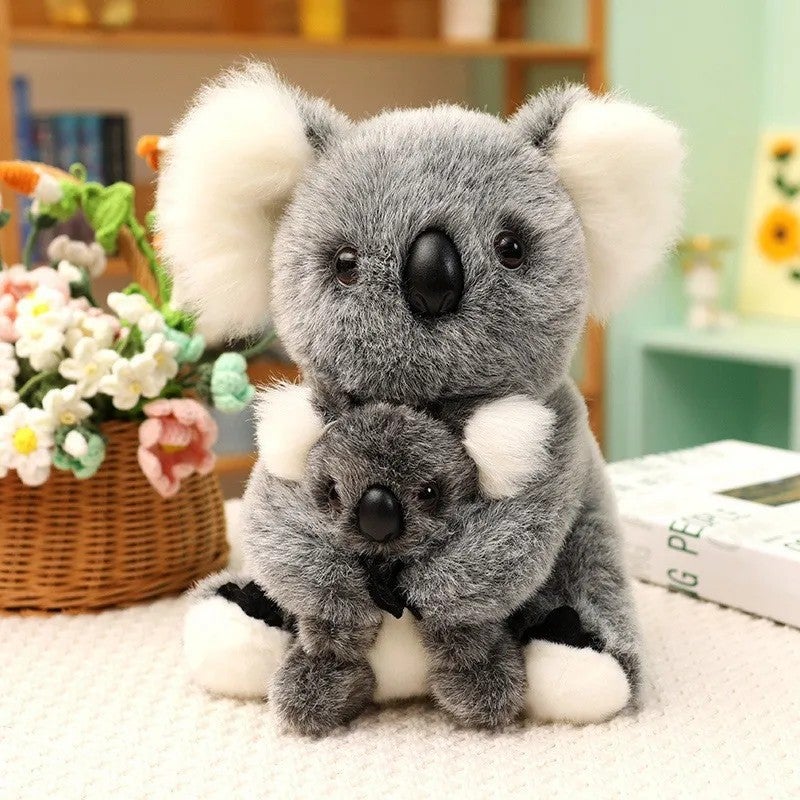 Y&D Multicolor Plush Koala Bear Stuffed Animal Toy – Soft Simulated Cuddly Koala with PP Cotton Filling, Perfect Gift for Kids and Collectors - Image 1