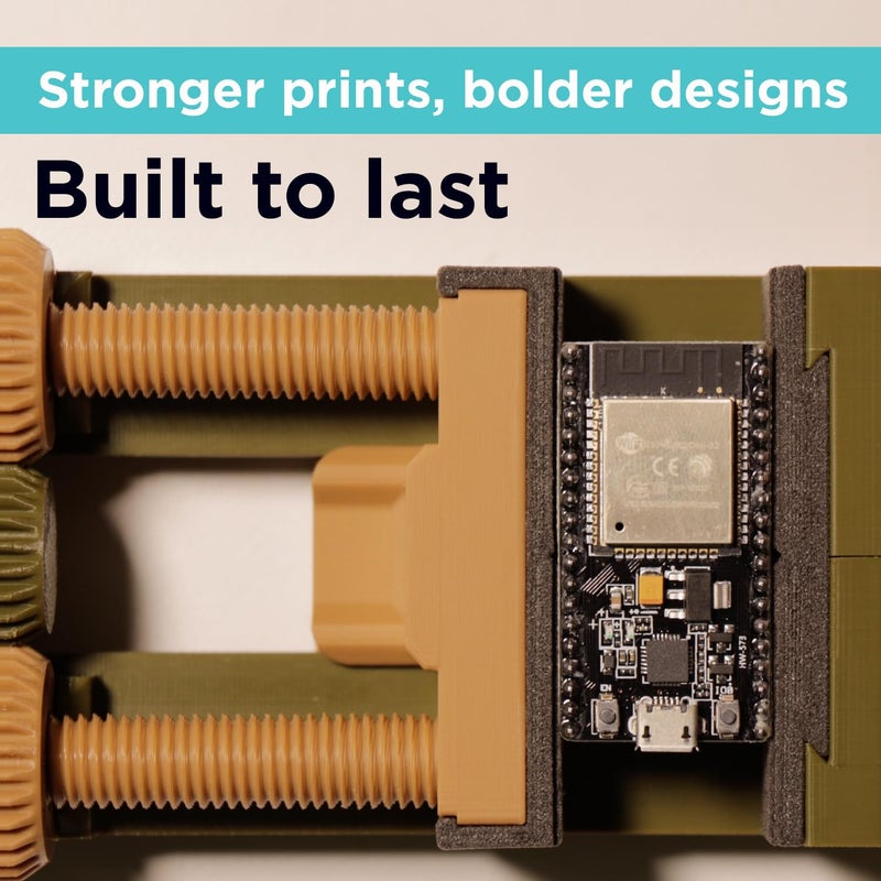 polymaker PLA PRO Filament 1.75mm Army Beige, Powerful PLA 3D Printer Filament 1kg - PolyLite 1.75 PLA Filament PRO Tough & High Rigidity 3D Printing Filament Army Beige - Image 2