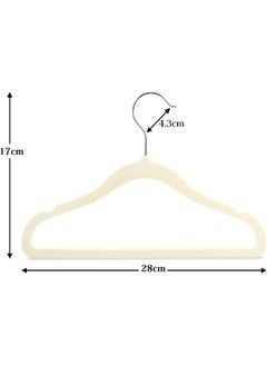 Red Dot Gift Red Dot Gift 50 Pack Baby Velvet Hangers 11Inch/28cm - Nursery Clothes Hangers Non Slip Toddler Hangers, 360 Chrome Swivel Hook  - Image 4