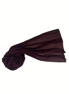 Perfectory PERFECTORY Women Lightweight Solid Chiffon Hijab Shawl Soft Premium Abaya Shawl Wrap Scarves, Long Bridal Hijab Scarf- Platinum Purple  - Image 3