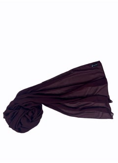 Perfectory PERFECTORY Women Lightweight Solid Chiffon Hijab Shawl Soft Premium Abaya Shawl Wrap Scarves, Long Bridal Hijab Scarf- Platinum Purple  - Image 1