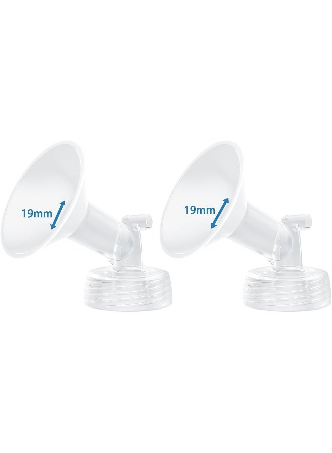Hranio Breast Pump Parts Compatible with 19mm Flange Spectra Replacement Pump Parts - Image 1