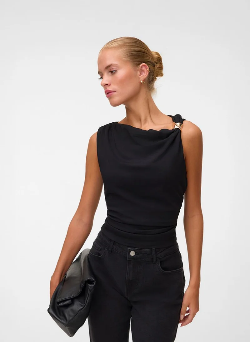 Vero Moda VMCARLA Sl Buckle Top Jersey