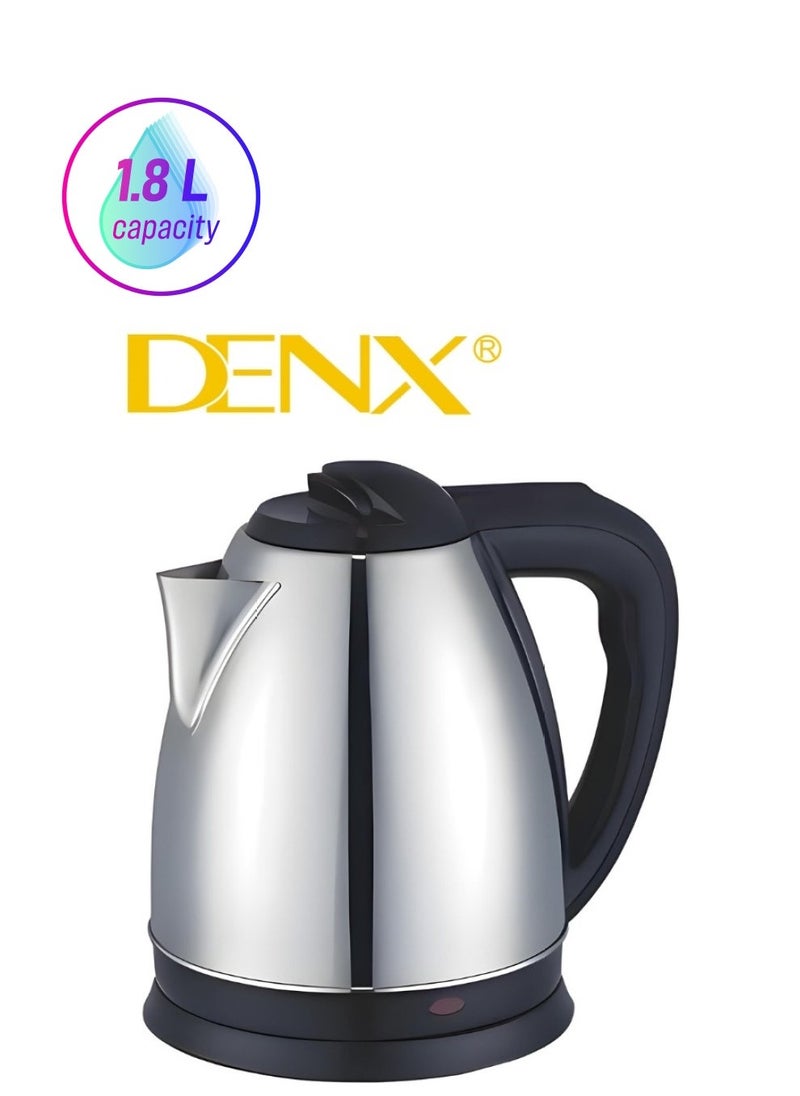 Denx Fast And Safe Electric Water Kettle With A Capacity Of 1.8 Liters - Image 2