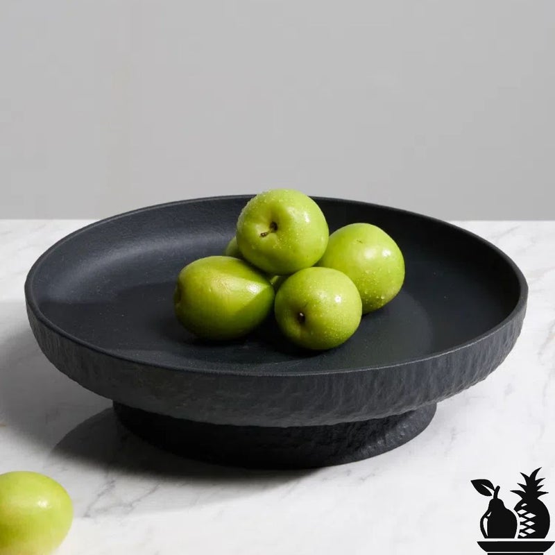 Black Ceramic Fruit Bowl - Image 5