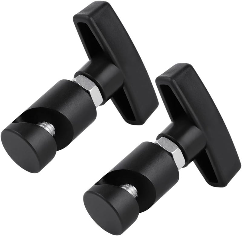 2 Pcs Aluminum Alloy Lift Support Clamps, Strut Retaining Clips for Car Hood, T-Handle Design for Easy Installation - Image 3