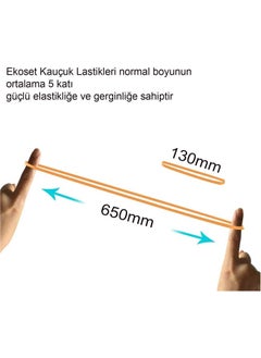 Ekoset Extra Thick Wide Rubber Packaging Case Rubber 130 x 10 mm 100 PACKS  - Image 4