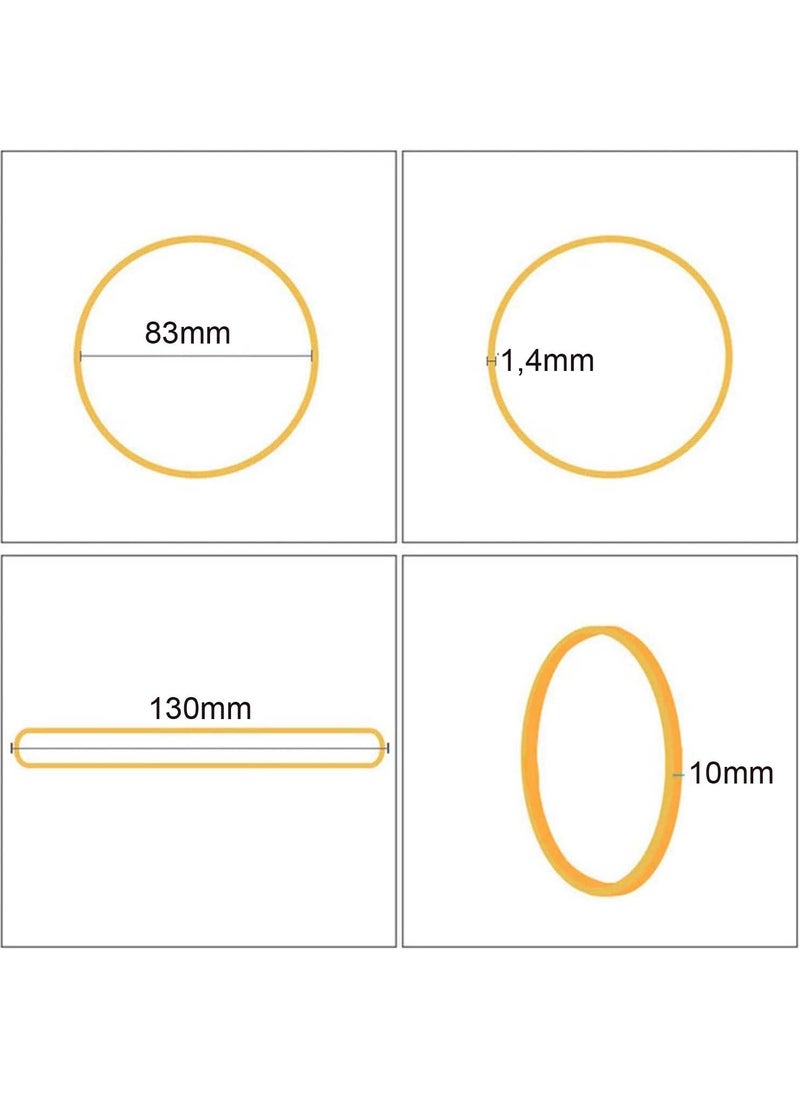 Ekoset Extra Thick Wide Rubber Packaging Case Rubber 130 x 10 mm 100 PACKS  - Image 5