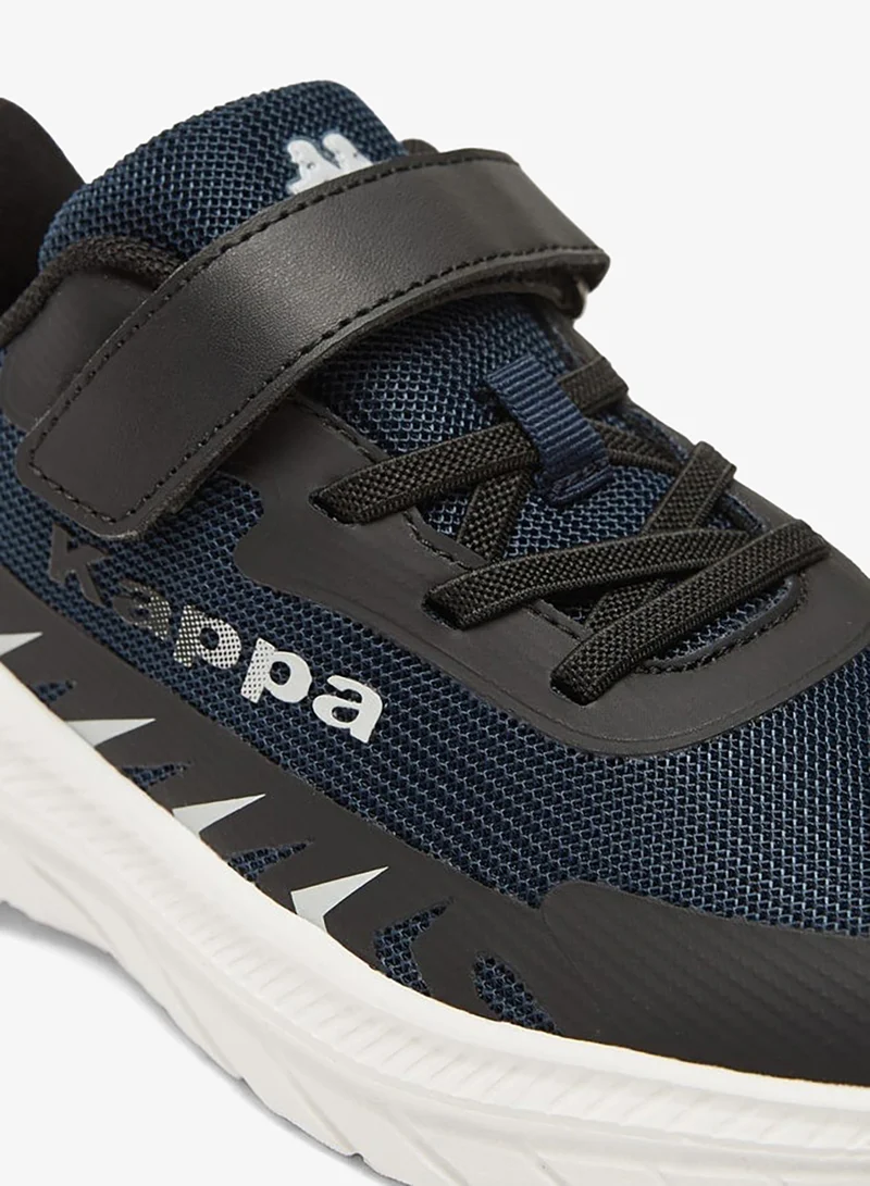 Kappa Boys' Mesh Sports Shoes with Hook and Loop Closure