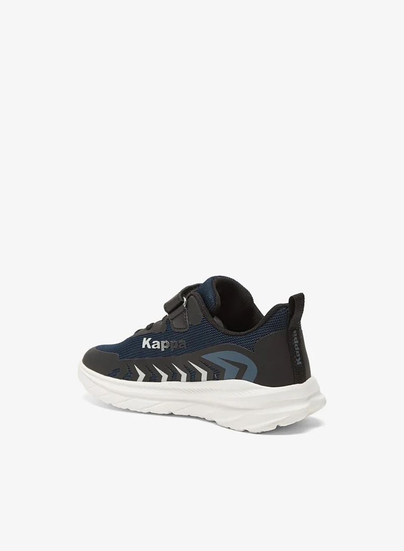 Kappa Boys' Mesh Sports Shoes with Hook and Loop Closure