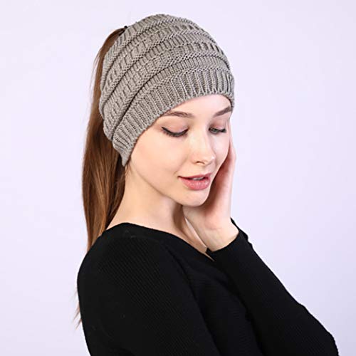 Woeoe Warm Winter Headbands Knitted Turban Head Wraps Wide Crochet Stretchy Ear Warmer Soft Stretch Head Scarfts for Women and Girls - Image 2