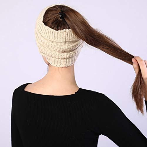 Woeoe Warm Winter Headbands Knitted Turban Head Wraps Wide Crochet Stretchy Ear Warmer Soft Stretch Head Scarfts for Women and Girls - Image 4