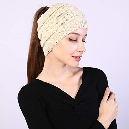 Woeoe Warm Winter Headbands Knitted Turban Head Wraps Wide Crochet Stretchy Ear Warmer Soft Stretch Head Scarfts for Women and Girls - Image 3