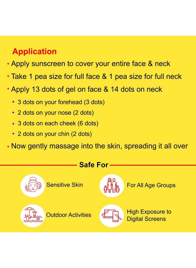 Regaliz Sunscreen For All Skin Type Sportz Physical (Zero Chemical) Sunscreen For Skin Type Gel: Advanced Spf 50+ Protection Against Uv, Blue Light And Pollution - Image 4