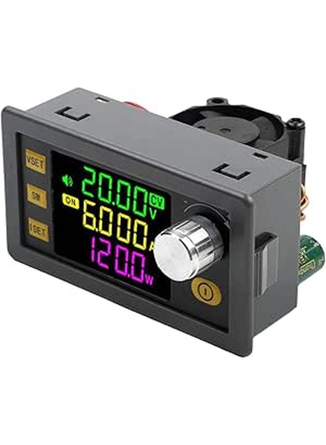 120W محول CNC DC DC قابل للتعديل خطوة لأعلى ولأسفل 0-36V 0-6A شاشة LCD شحن بالطاقة الشمسية MPPT - Image 1