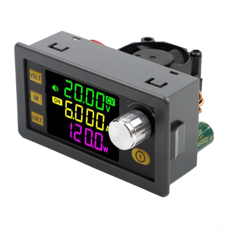 120W محول CNC DC DC قابل للتعديل خطوة لأعلى ولأسفل 0-36V 0-6A شاشة LCD شحن بالطاقة الشمسية MPPT - Image 2