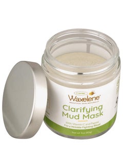 Waxelene Clarifying Mud Mask Dry Blend Wrinkle Fighting Ritual Cleans Pores Hydrates Nourishes Skin Vitamin C Papaw Bentonite French Green Clay  - Image 2