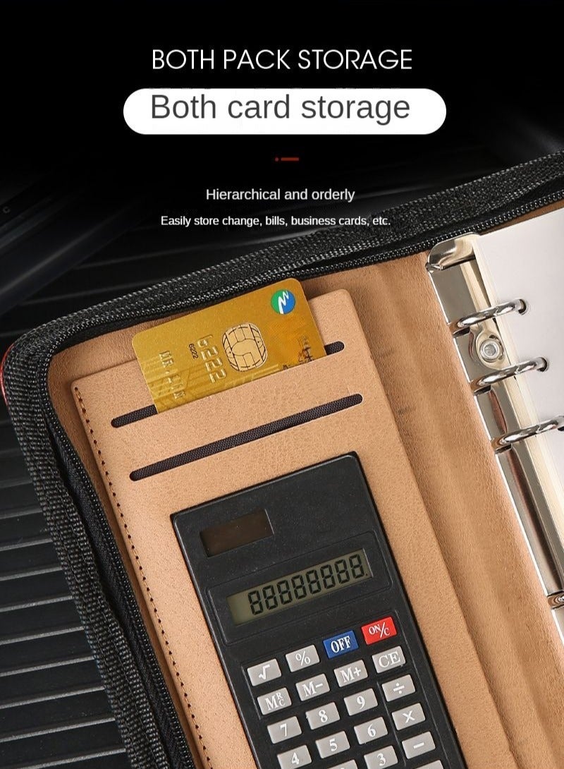 Generic Handheld ledger calculator, business calculator with zipper pocket  - Image 4