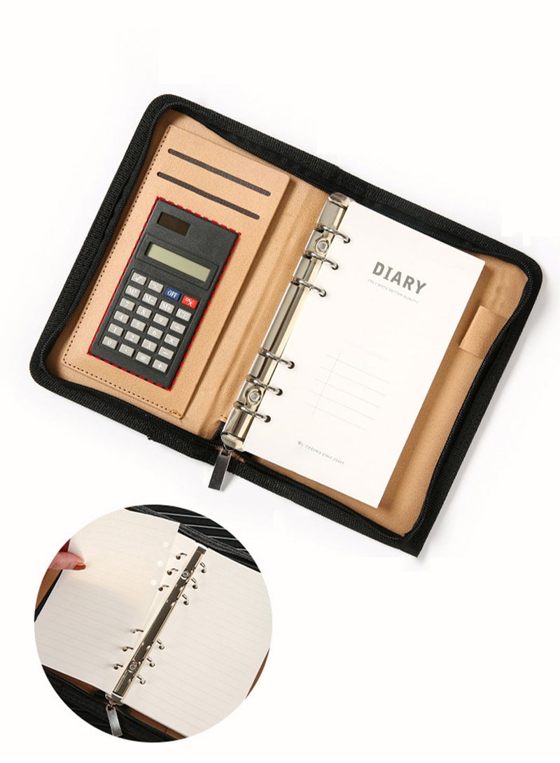 Generic Handheld ledger calculator, business calculator with zipper pocket  - Image 1