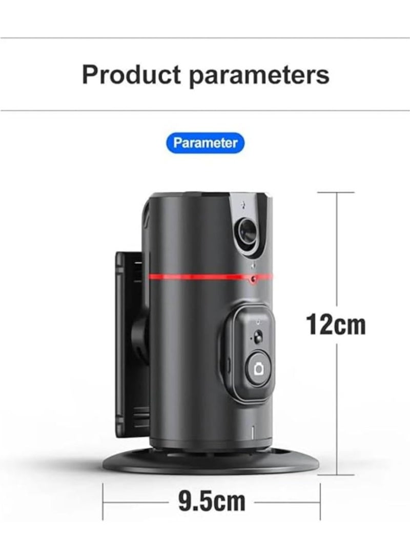JAJEEK 360° Auto Face Tracking Gimbal Stabilizer for Smartphones/Smart AI Motion Sensor, No App Required, Remote Shutter,Perfect for Selfies, Vlogs, Live Streaming, Video Recording, Gesture Control Tripo - Image 3