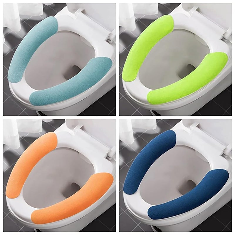 Keskriva SelfAdhesive Pads Tape For Winter Portable and Easy Install Suitable for Toilet Rings of Different Shapes Washable and Reusable Cushion with Pack Of 1 - Image 3