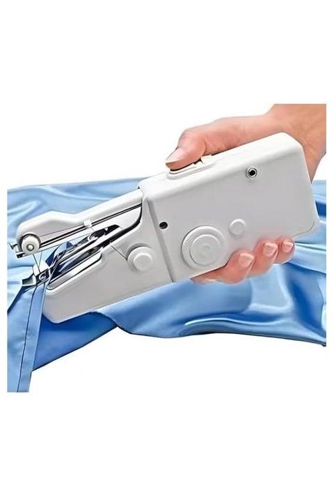 ماكينة خياطة يدوية صغيرة محمولة للطوارئ والسفر | آلة خياطة كهربائية سهلة الاستخدام لتصليحات سريعة في المنزل