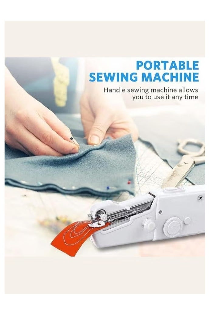 NYVIO Mini Hand Sewing Machine Portable Handheld Stitching Tool for Home & Travel | Handy Electric Stapler Style Sewing Machine for Quick Repairs - Image 3