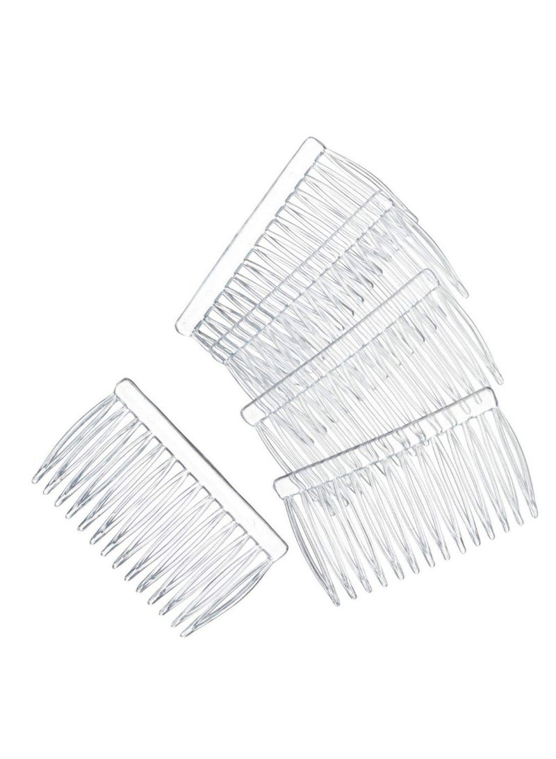 NIBEMINENT 144-Piece Diy Hair Comb Set Clear