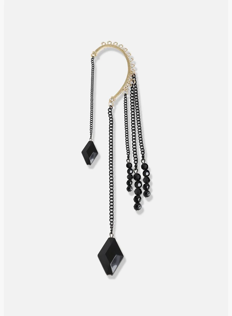 SOHI Gold Plated Designer Stone Casual Drop Earring For Women
