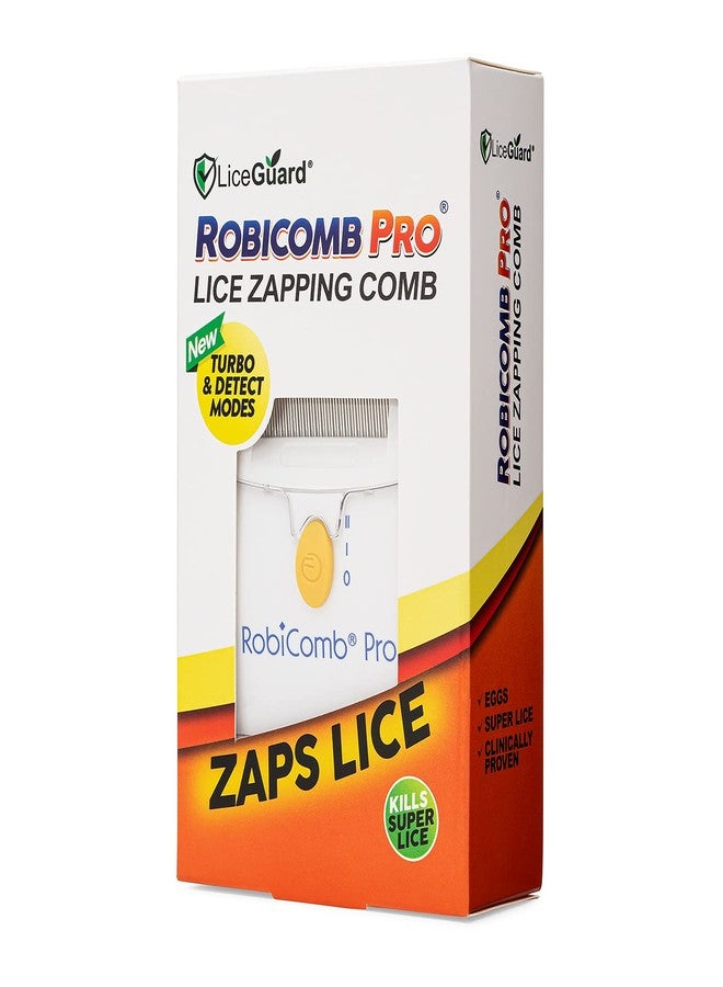 LiceGuard RobiComb Pro Electronic Head Lice Comb | Lice & Eggs Hair Zapping Tool blue - Image 2